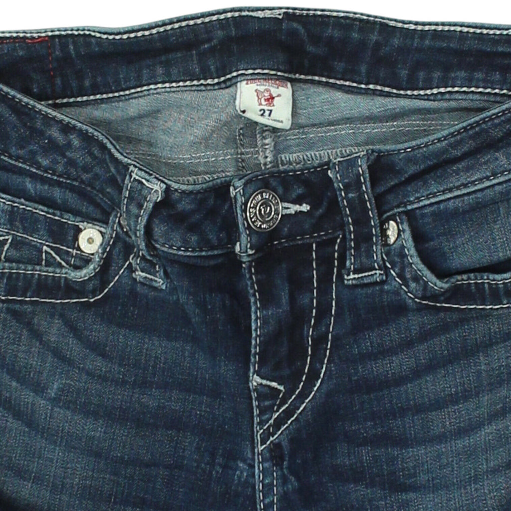 True Religion Womens Blue Skinny Jeans | Vintage High End Designer Denim VTG | Vintage Messina Hembry | Thrift | Second-Hand Messina Hembry | Used Clothing | Messina Hembry 