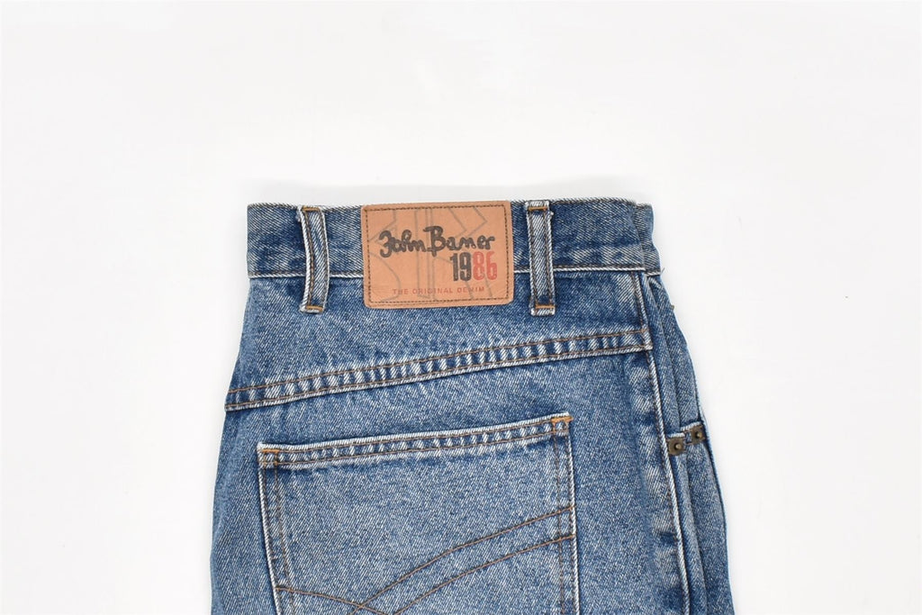 JOHN BANER Womens Denim Shorts Large W34  Blue Cotton | Vintage | Thrift | Second-Hand | Used Clothing | Messina Hembry 