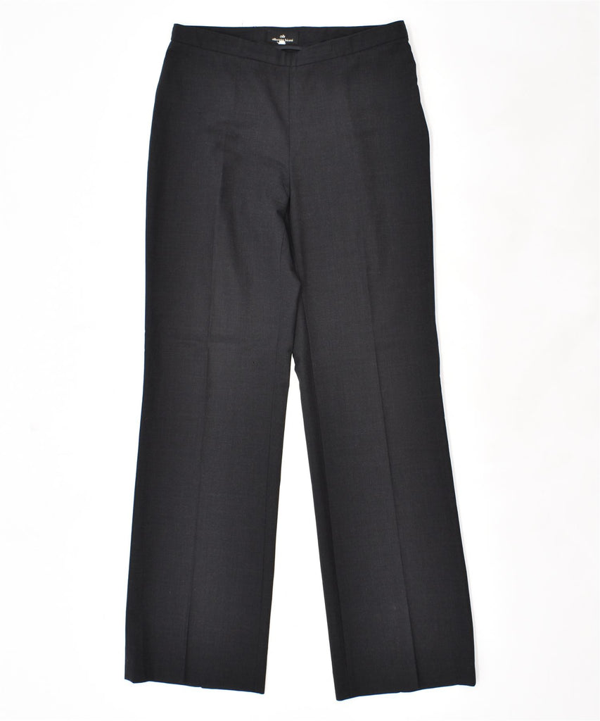 ALBERTO BIANI Womens Straight Suit Trousers IT 46 Large W31 L32 Black | Vintage | Thrift | Second-Hand | Used Clothing | Messina Hembry 