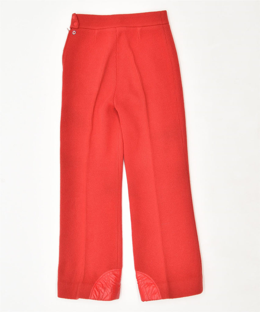 COLMAR Womens Straight Casual Trousers IT 46 Large W26 L30 Red | Vintage | Thrift | Second-Hand | Used Clothing | Messina Hembry 