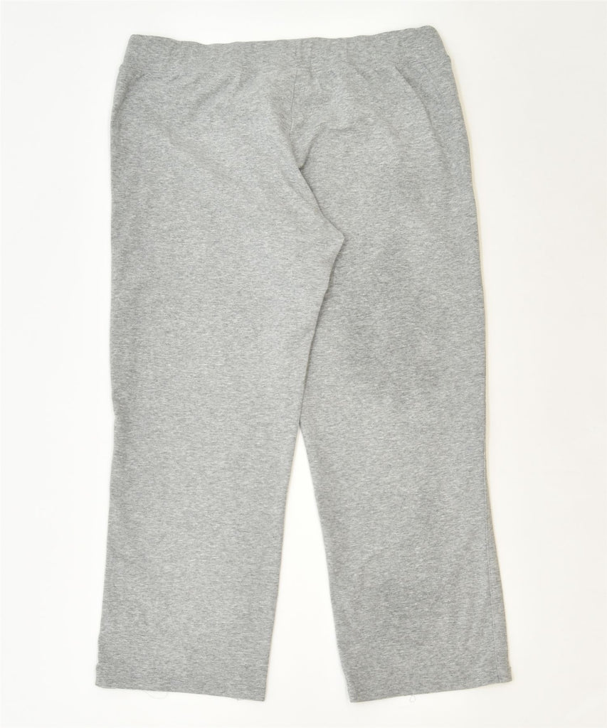 NIKE Womens Capri Tracksuit Trousers XL Grey Cotton Sports | Vintage | Thrift | Second-Hand | Used Clothing | Messina Hembry 