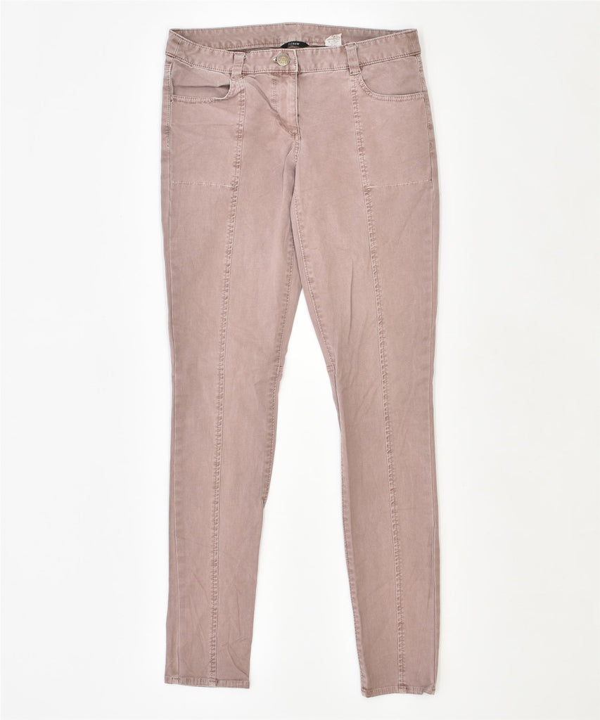 J. CREW Womens Skinny Casual Trousers W28 L30 Pink Cotton | Vintage | Thrift | Second-Hand | Used Clothing | Messina Hembry 