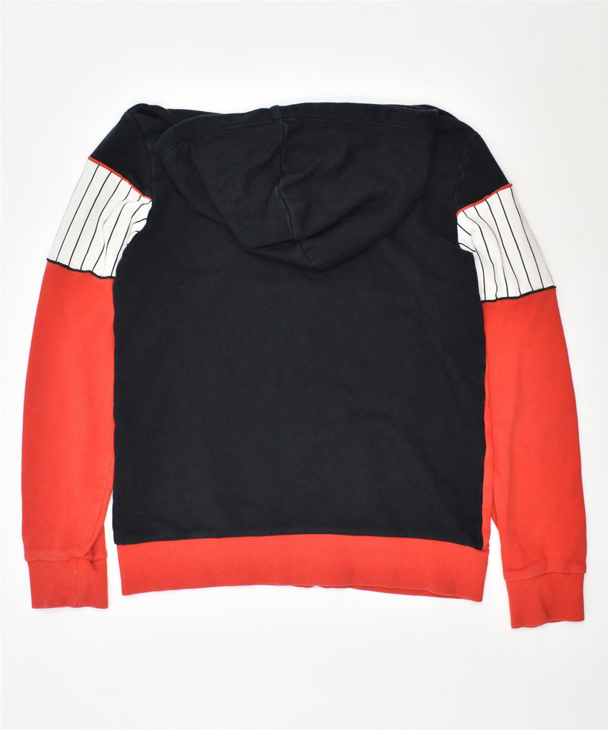 SISLEY Boys Zip Hoodie Sweater 11-12 Years 2XL Red Cotton | Vintage | Thrift | Second-Hand | Used Clothing | Messina Hembry 