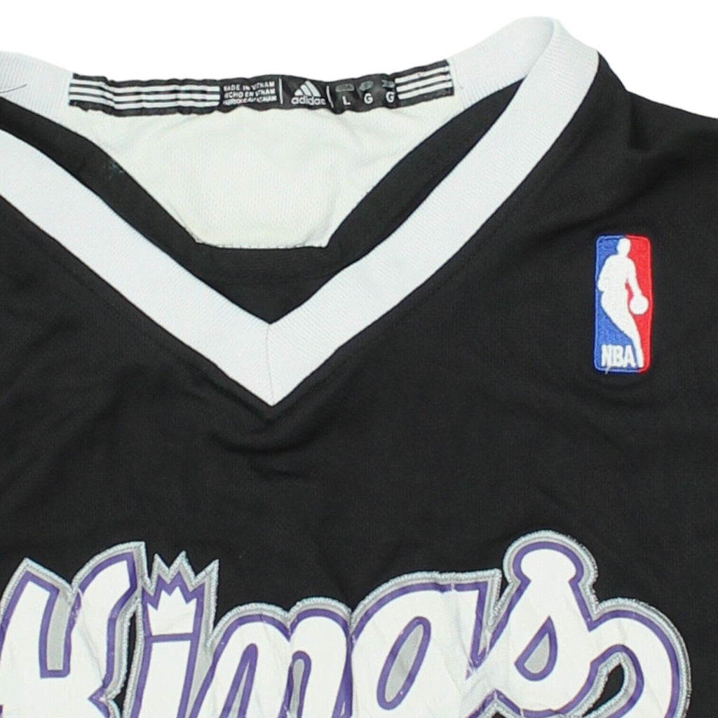 Sacramento Kings DeMarcus Cousins Adidas Jersey | NBA Sportswear Black Large | Vintage Messina Hembry | Thrift | Second-Hand Messina Hembry | Used Clothing | Messina Hembry 