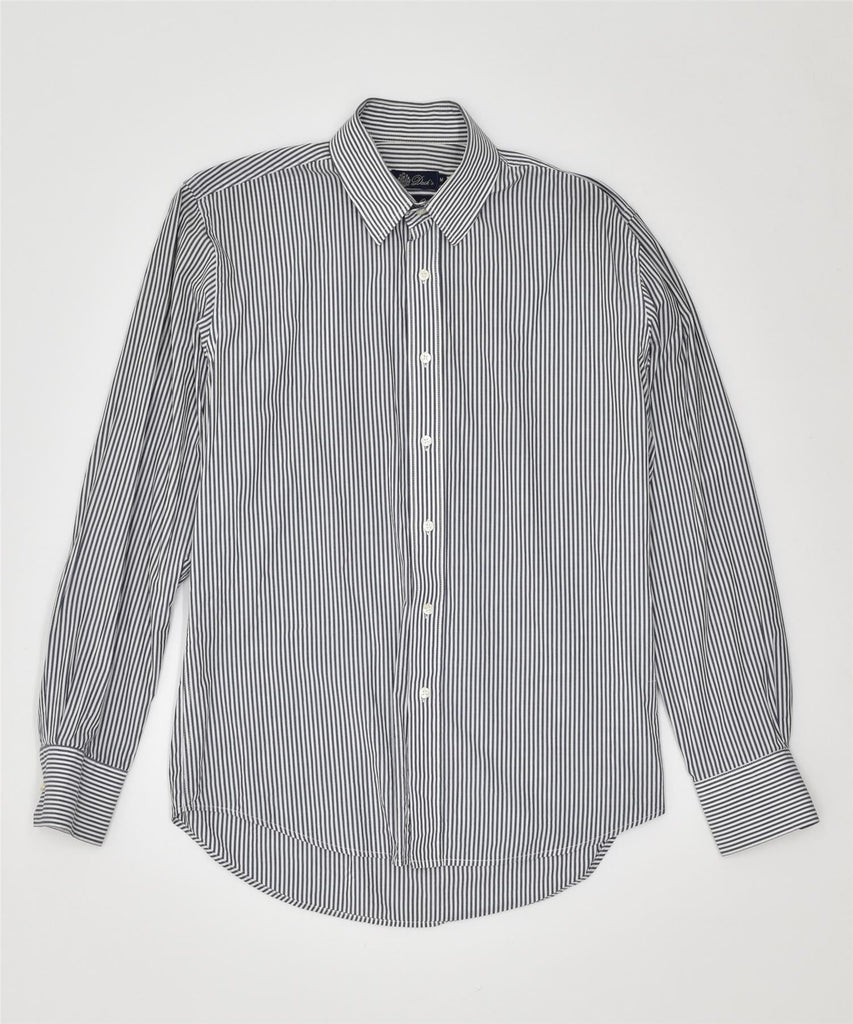 DACK'S Mens Slim Fit Shirt Medium Grey Cotton Vintage | Vintage | Thrift | Second-Hand | Used Clothing | Messina Hembry 