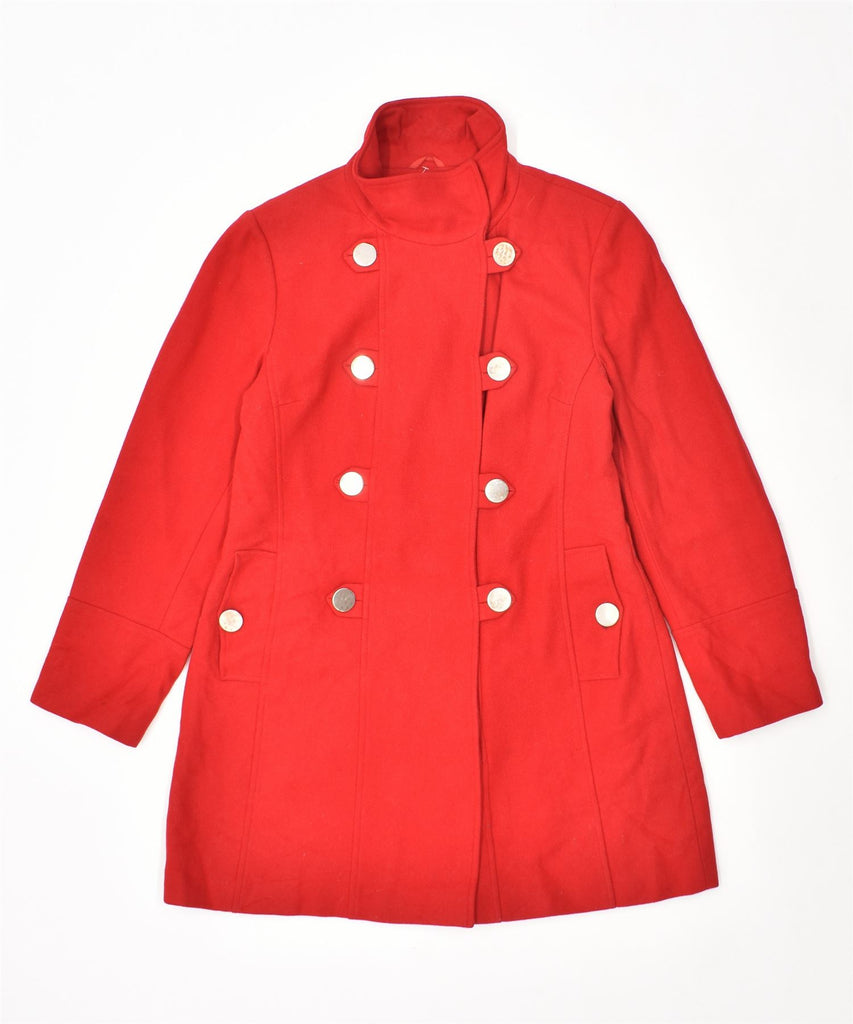 OASIS Womens Double Breasted Coat UK 16 Large Red | Vintage | Thrift | Second-Hand | Used Clothing | Messina Hembry 