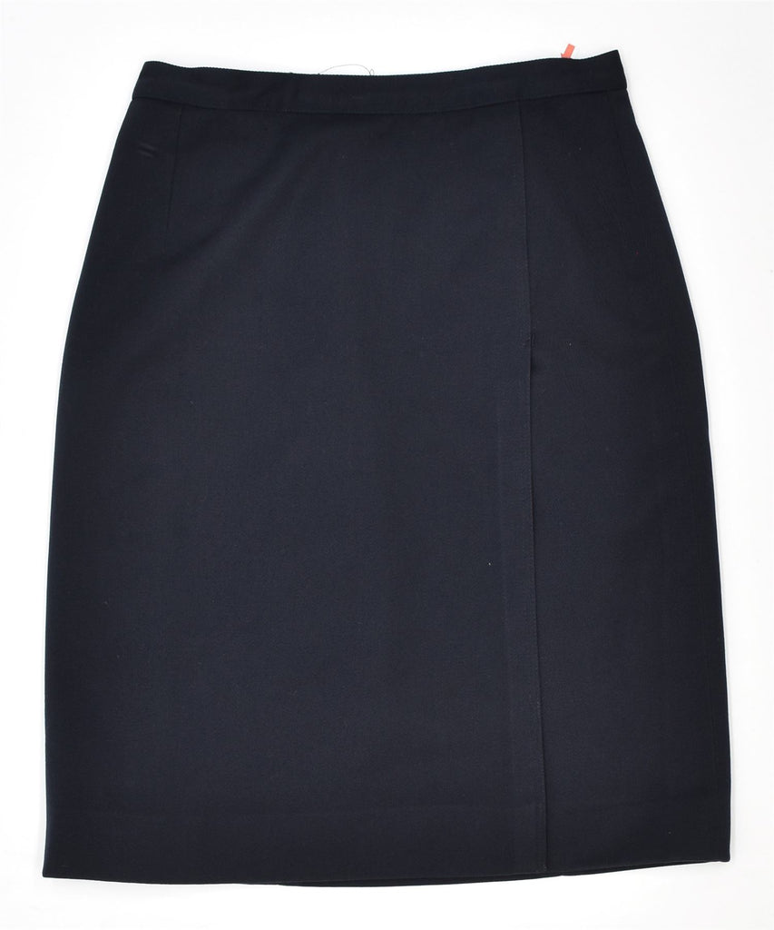 VINTAGE Womens Straight Skirt Small W27 Navy Blue | Vintage | Thrift | Second-Hand | Used Clothing | Messina Hembry 