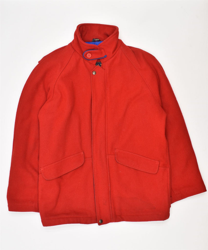 IVY OXFORD Boys Overcoat 13-14 Years Red Wool Vintage | Vintage | Thrift | Second-Hand | Used Clothing | Messina Hembry 