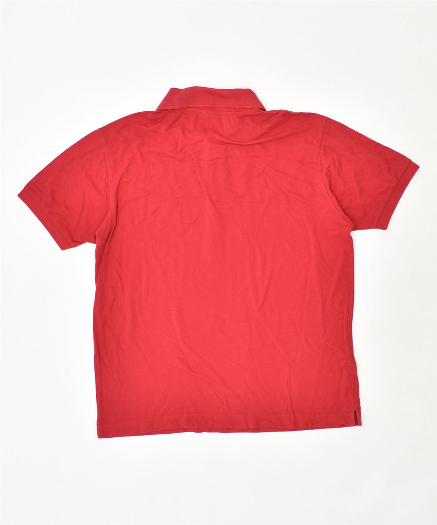 RIFLE Mens Polo Shirt Medium Red | Vintage | Thrift | Second-Hand | Used Clothing | Messina Hembry 