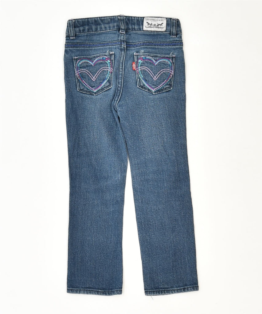 LEVI'S Girls Straight Jeans 3-4 Years W20 L17 Blue Cotton Classic | Vintage | Thrift | Second-Hand | Used Clothing | Messina Hembry 