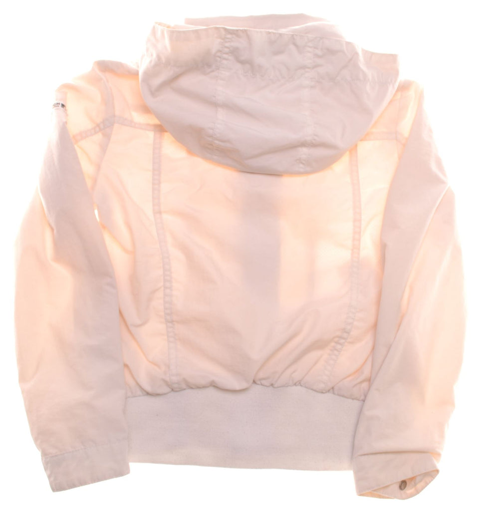 WOOLRICH Girls Bomber Jacket 9-10 Years White Nylon | Vintage | Thrift | Second-Hand | Used Clothing | Messina Hembry 