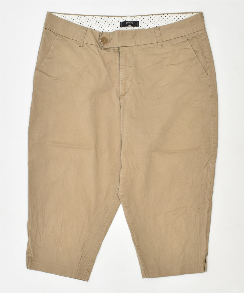 LEE Womens Riders Chino Shorts US 16 2XL W36 Beige Cotton | Vintage | Thrift | Second-Hand | Used Clothing | Messina Hembry 