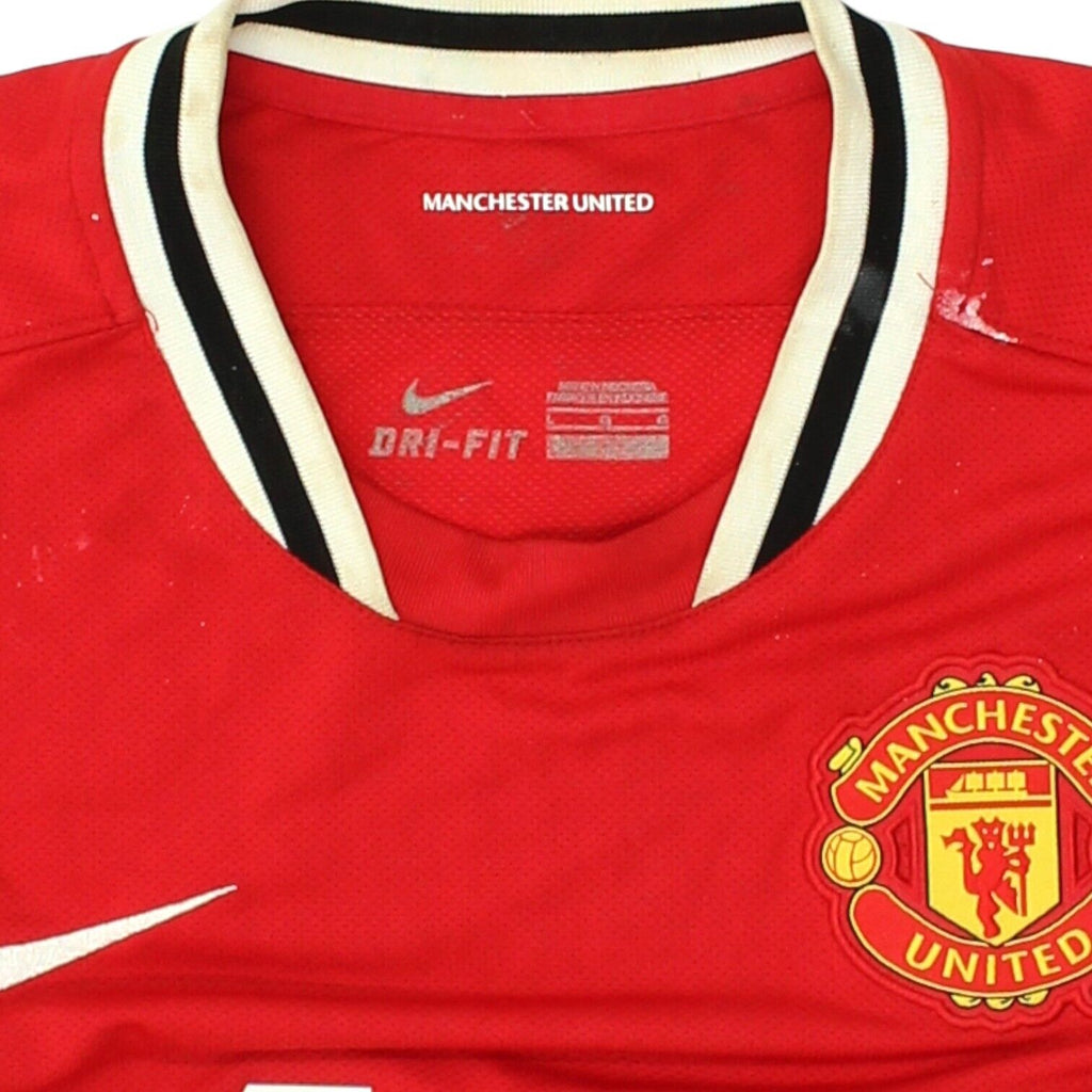 Manchester United 11/12 Mens Red Nike Home Shirt | Retro Premier League Football | Vintage Messina Hembry | Thrift | Second-Hand Messina Hembry | Used Clothing | Messina Hembry 