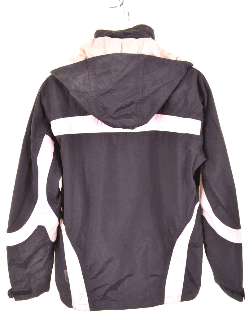 HELLY HANSEN Girls Windbreaker Jacket 13-14 Years Black Nylon - Second Hand & Vintage Designer Clothing - Messina Hembry