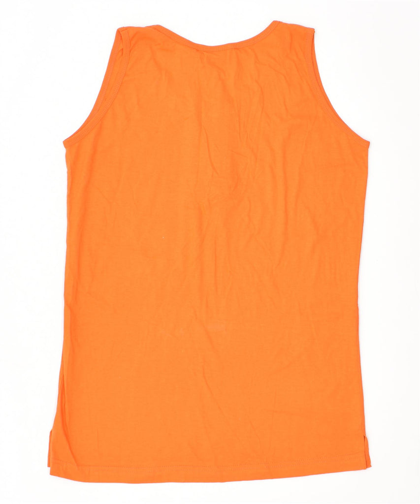 KAMO Womens Vest Top UK 10 Small Orange Vintage | Vintage | Thrift | Second-Hand | Used Clothing | Messina Hembry 