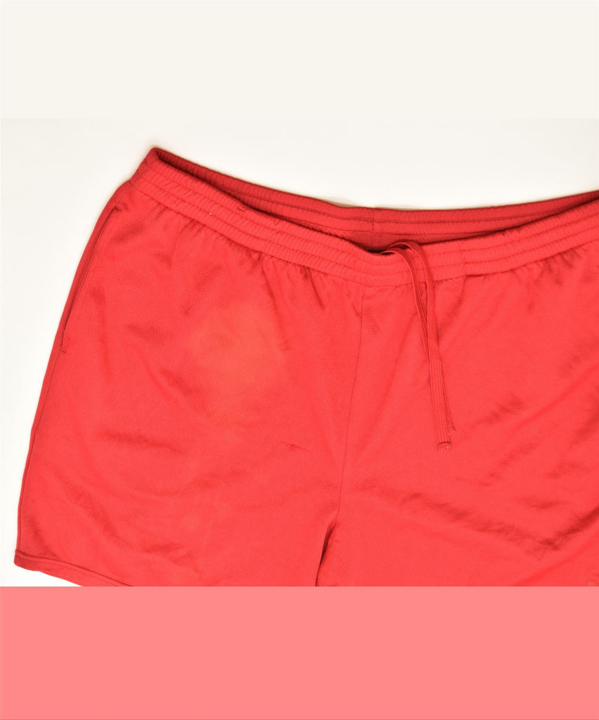 STARTER Mens Sport Shorts Large Red Polyester Sports | Vintage | Thrift | Second-Hand | Used Clothing | Messina Hembry 