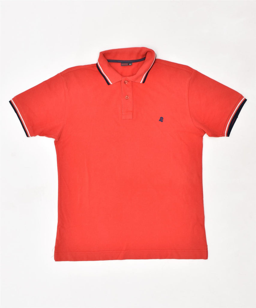 INVICTA Mens Polo Shirt IT 46 Small Red Cotton | Vintage | Thrift | Second-Hand | Used Clothing | Messina Hembry 