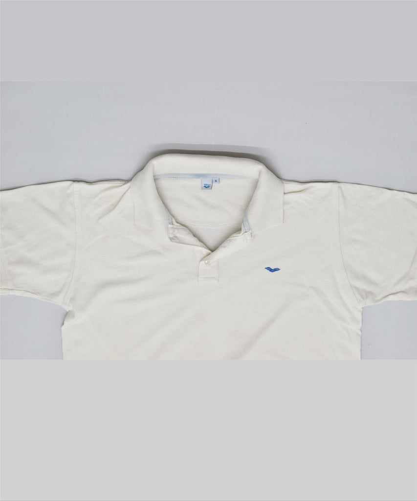 ARENA Mens Polo Shirt Small White Cotton Vintage | Vintage | Thrift | Second-Hand | Used Clothing | Messina Hembry 