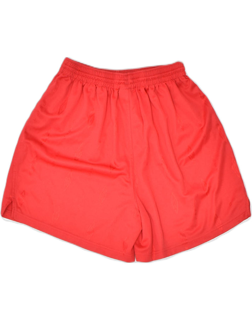 UMBRO Womens Sport Shorts UK 14 Large Red Polyester | Vintage | Thrift | Second-Hand | Used Clothing | Messina Hembry 