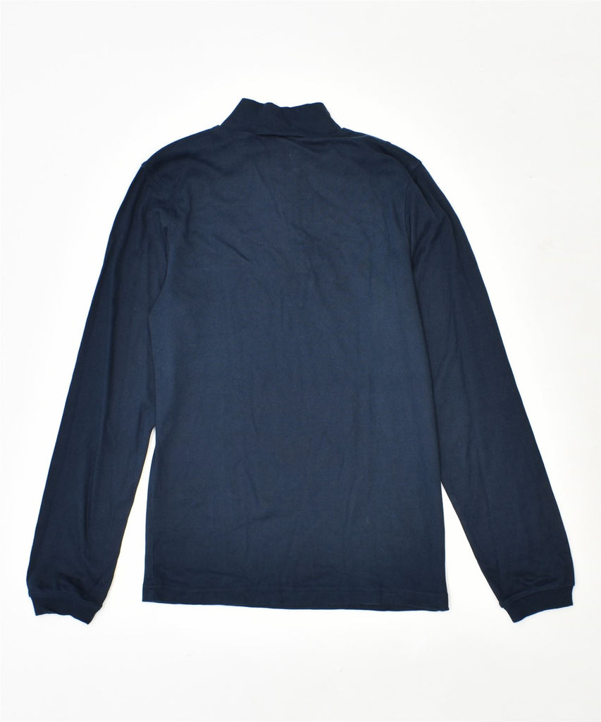 CHAMPION Boys Zip Neck Jumper Sweater 13-14 Years XL Navy Blue Cotton | Vintage | Thrift | Second-Hand | Used Clothing | Messina Hembry 