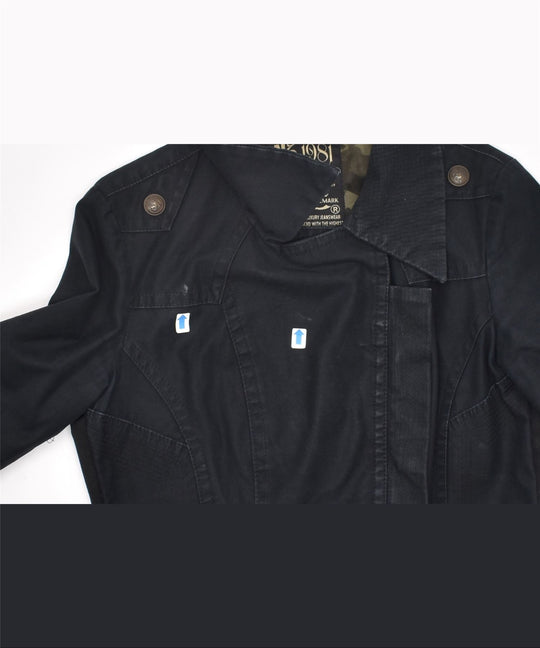 Buy Guess Women's Long Sleeve Lexia Varsity Jacket, Jet Black/Multi, L at  Amazon.in