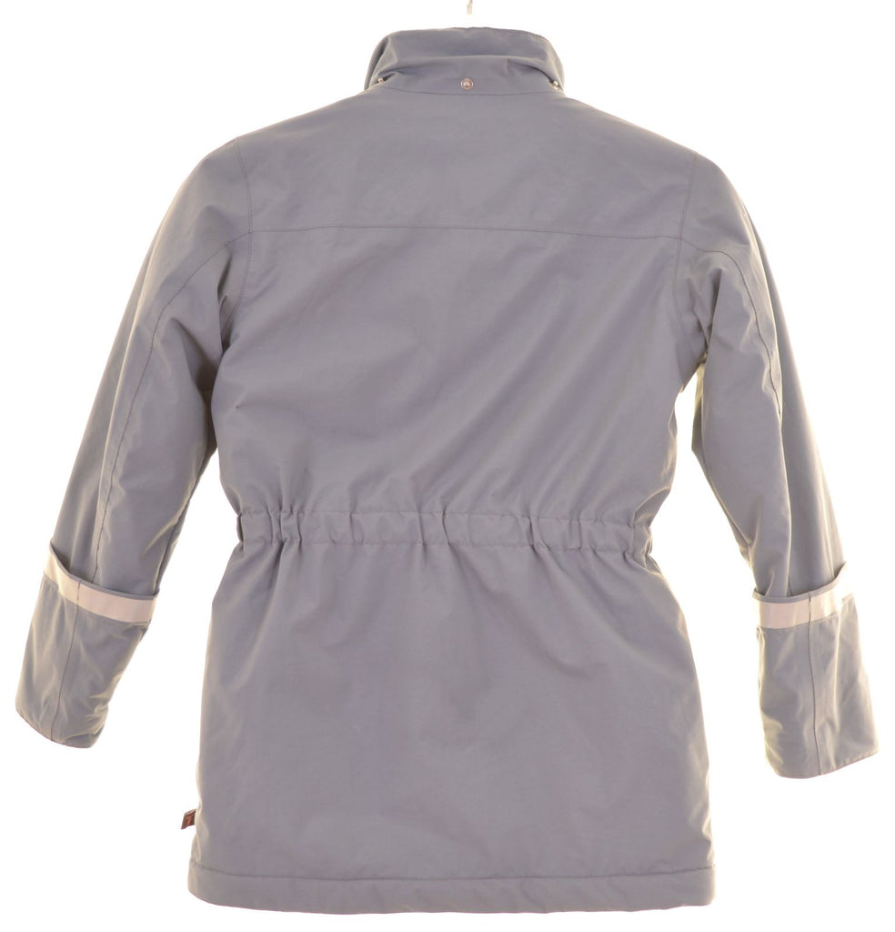 HELLY HANSEN Boys Windbreaker Jacket 9-10 Years Grey Nylon - Second Hand & Vintage Designer Clothing - Messina Hembry