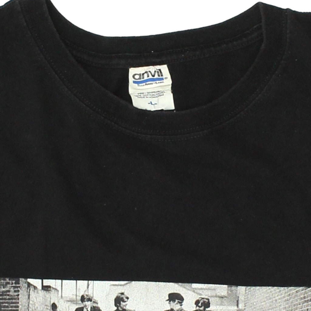 The Beatles Mens Black Tshirt | Vintage Iconic Pop Rock Music Band Tee VTG | Vintage Messina Hembry | Thrift | Second-Hand Messina Hembry | Used Clothing | Messina Hembry 