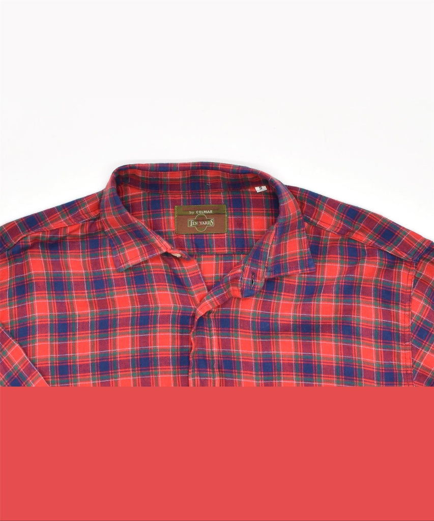 COLMAR Mens Ten Yards Shirt Small Red Check Cotton Vintage | Vintage | Thrift | Second-Hand | Used Clothing | Messina Hembry 