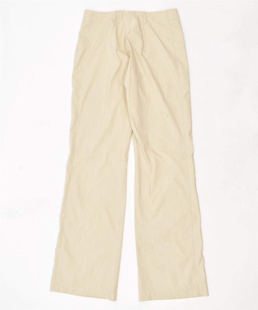 PENNY BLACK Womens Wide Leg Casual Trousers UK 12 Medium W28 L32 Beige | Vintage | Thrift | Second-Hand | Used Clothing | Messina Hembry 