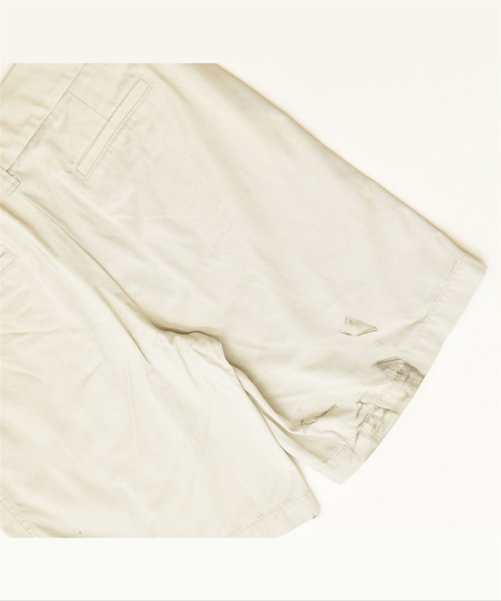J. CREW Womens Chino Shorts US 8 Medium W33 Beige Cotton Classic | Vintage | Thrift | Second-Hand | Used Clothing | Messina Hembry 