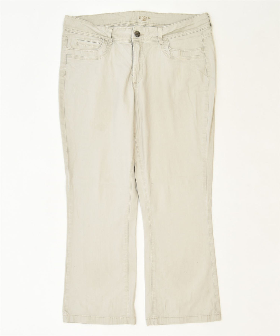 LEE Womens Riders Bootcut Casual Trousers US 16 2XL W38 L28 Grey Classic | Vintage | Thrift | Second-Hand | Used Clothing | Messina Hembry 