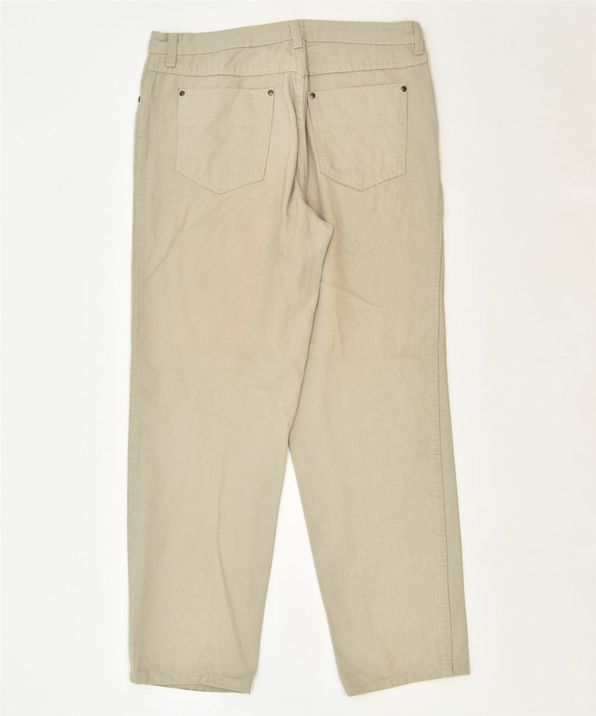 VINTAGE Mens Straight Casual Trousers W34 L30 Beige Classic | Vintage | Thrift | Second-Hand | Used Clothing | Messina Hembry 