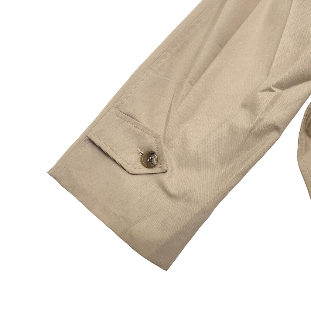 Herno Long Beige Overcoat | Vintage High End Luxury Designer Trench Coat Mac VTG | Vintage Messina Hembry | Thrift | Second-Hand Messina Hembry | Used Clothing | Messina Hembry 