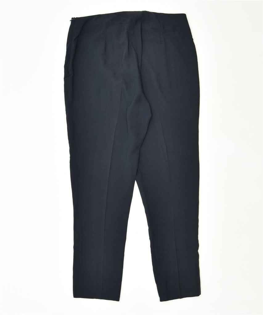 MARELLA Womens Slim Trousers W30 L27 Navy Blue Classic | Vintage | Thrift | Second-Hand | Used Clothing | Messina Hembry 