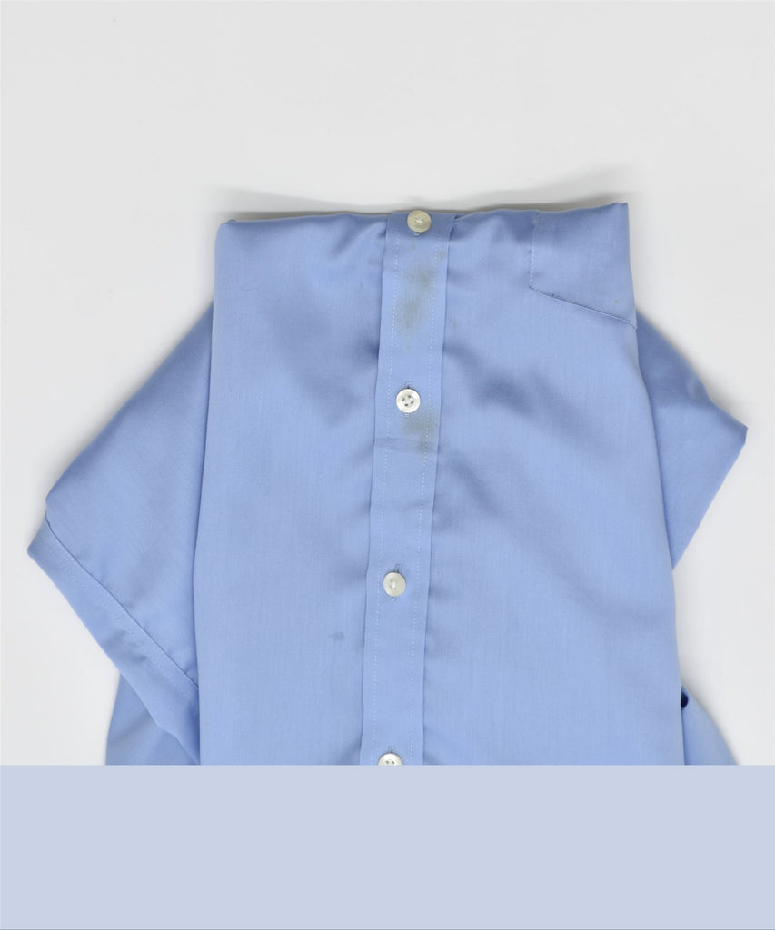 MICHAEL KORS Mens Non Iron Shirt UK 16 1/2 Large Blue | Vintage | Thrift | Second-Hand | Used Clothing | Messina Hembry 