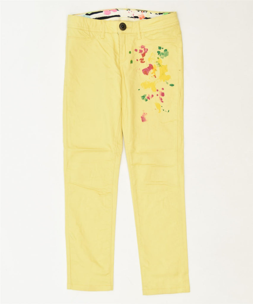 DESIGUAL Womens Slim Trousers W30 L26 Yellow Classic | Vintage | Thrift | Second-Hand | Used Clothing | Messina Hembry 