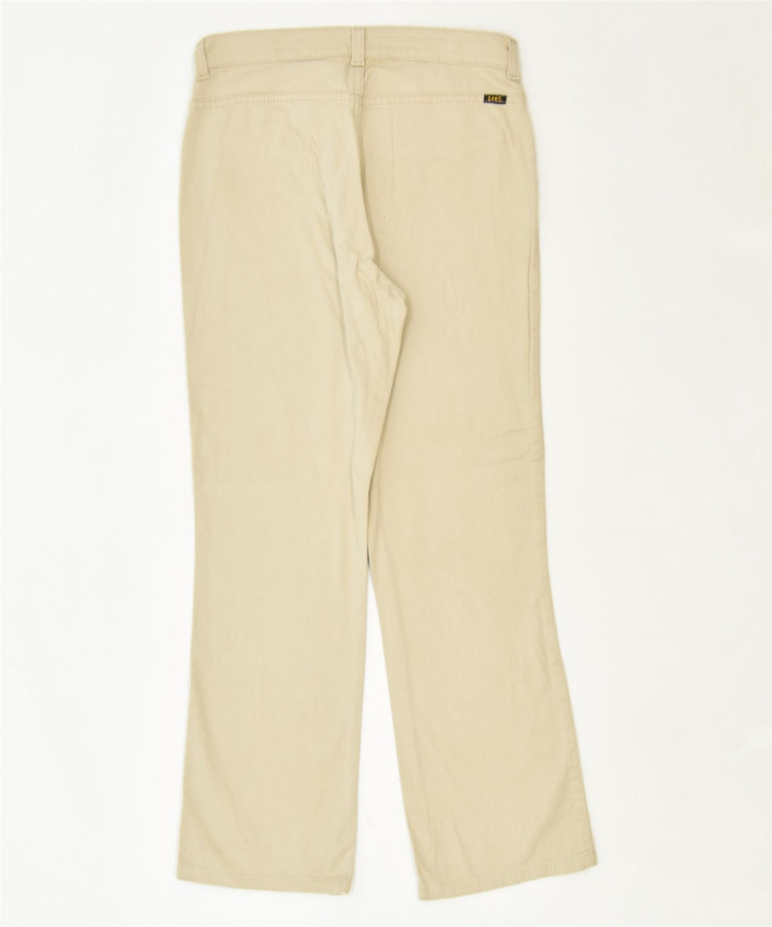 LEE Womens Bootcut Trousers W31 L28 Beige Cotton Classic | Vintage | Thrift | Second-Hand | Used Clothing | Messina Hembry 