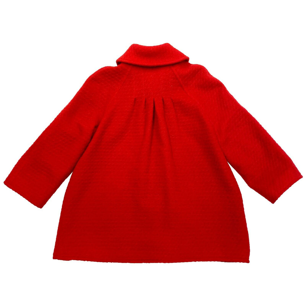 Salvatore Ferragamo Wool Overcoat | Vintage Luxury High End Designer Red VTG | Vintage Messina Hembry | Thrift | Second-Hand Messina Hembry | Used Clothing | Messina Hembry 