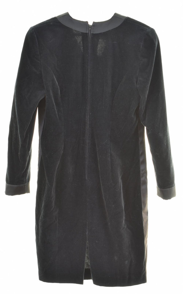 EGONVON FURSTENBERG Womens Velvet Sheath Dress UK 8 Small Black Vintage | Vintage | Thrift | Second-Hand | Used Clothing | Messina Hembry 