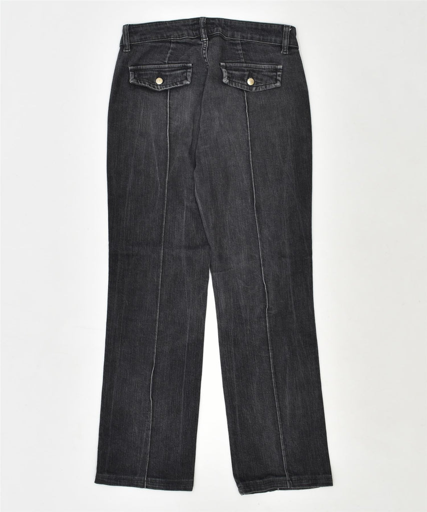 TRUSSARDI Womens Straight Jeans W27 L27 Black Cotton | Vintage | Thrift | Second-Hand | Used Clothing | Messina Hembry 