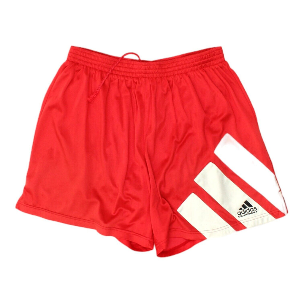 Adidas Equipment Mens Red Football Shorts | Vintage 90s Sportswear VTG | Vintage Messina Hembry | Thrift | Second-Hand Messina Hembry | Used Clothing | Messina Hembry 