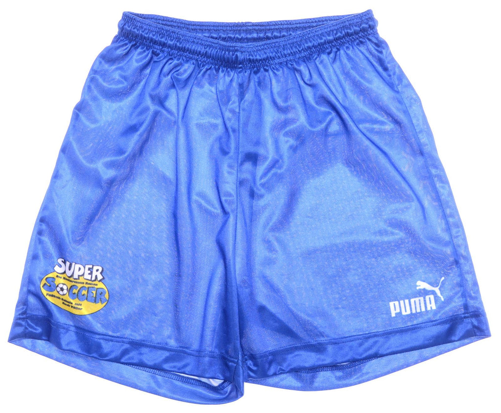 PUMA Boys Sport Shorts 12-13 Years Blue Polyester | Vintage | Thrift | Second-Hand | Used Clothing | Messina Hembry 