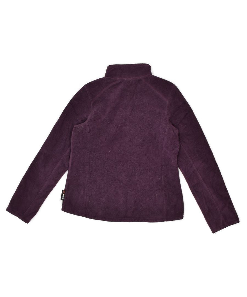 EDDIE BAUER Womens Fleece Jacket UK 6 XS Purple Polyester | Vintage | Thrift | Second-Hand | Used Clothing | Messina Hembry 