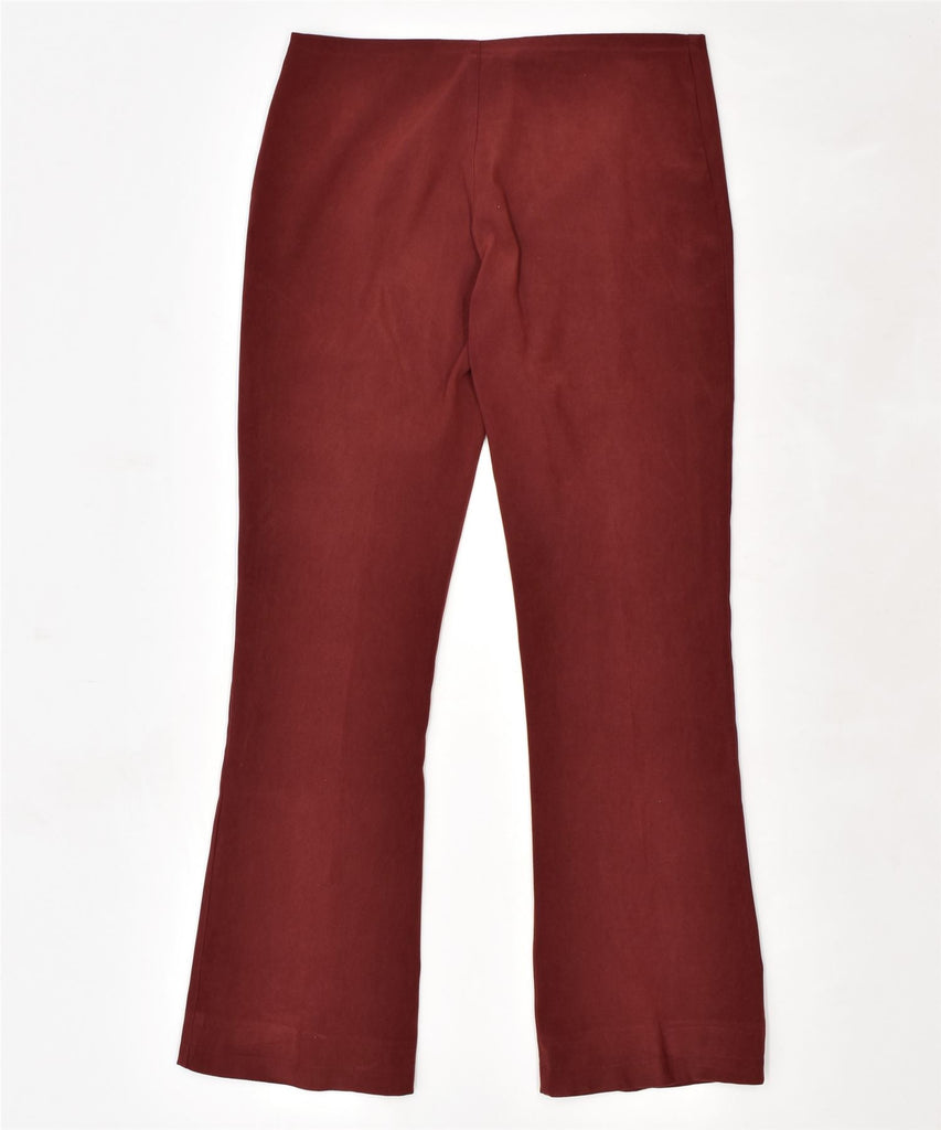 VINTAGE Womens Bootcut Casual Trousers W31 L30 Burgundy | Vintage | Thrift | Second-Hand | Used Clothing | Messina Hembry 