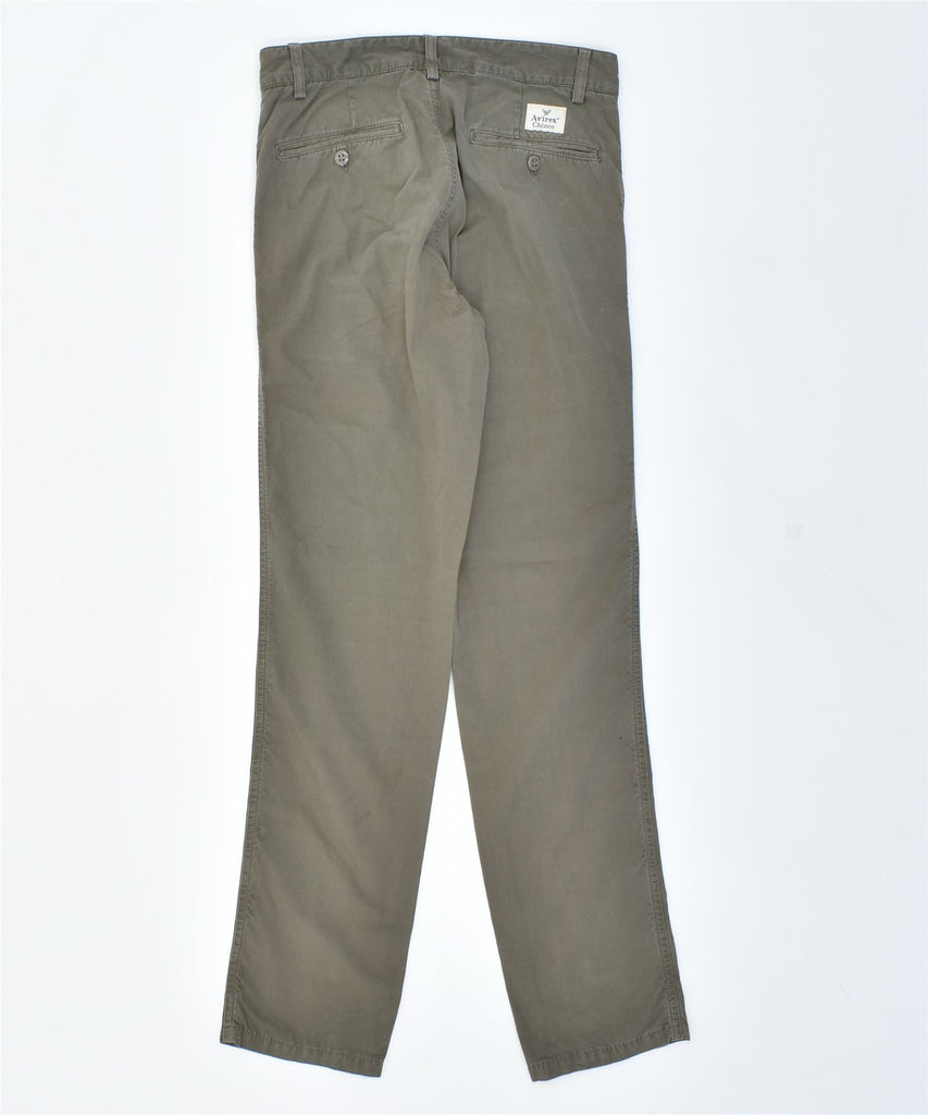 AVIREX Mens Milleninum Straight Chino Trousers W29 L32 Khaki Cotton | Vintage | Thrift | Second-Hand | Used Clothing | Messina Hembry 