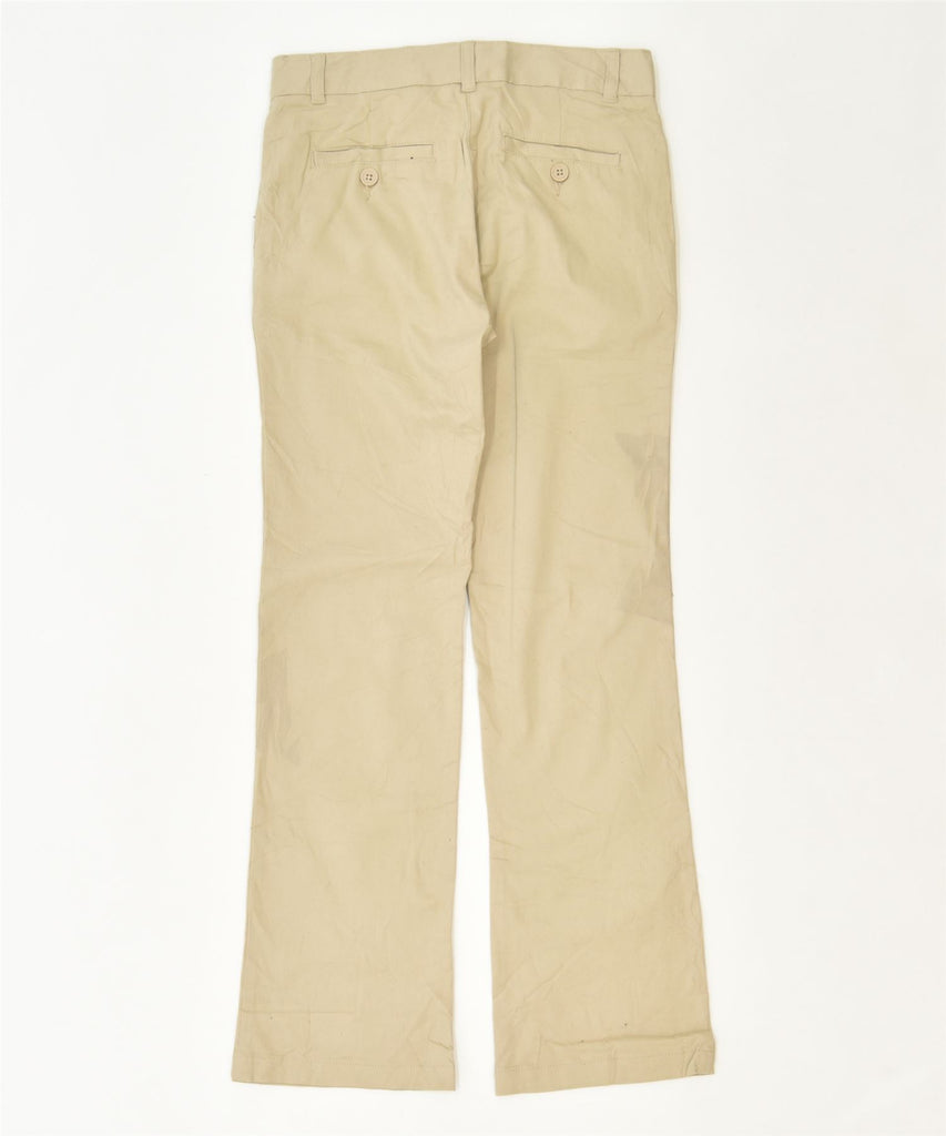 CHAPS Girls Bootcut Chino Trousers 11-12 Years W26 L28 Beige Classic | Vintage | Thrift | Second-Hand | Used Clothing | Messina Hembry 