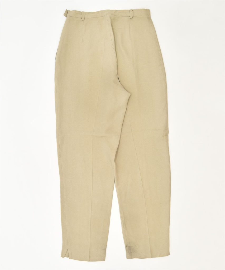 MAX & CO. Womens Slim Suit Trousers UK 12 Medium W28 L29 Beige Classic | Vintage | Thrift | Second-Hand | Used Clothing | Messina Hembry 