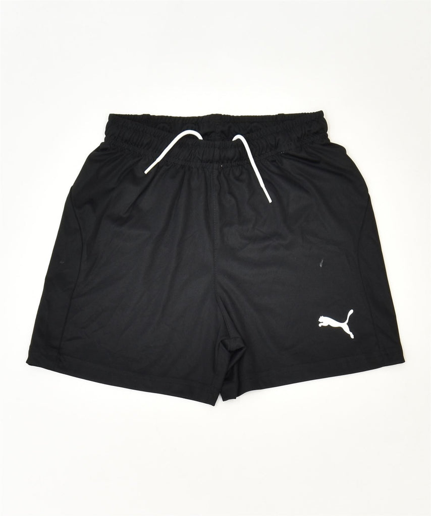 PUMA Boys Sport Shorts 9-10 Years Black Sports | Vintage | Thrift | Second-Hand | Used Clothing | Messina Hembry 