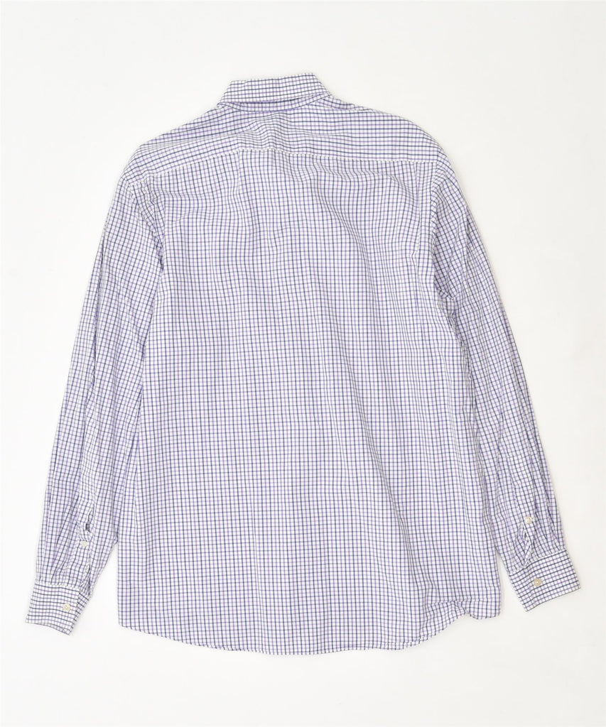 MICHAEL KORS Mens Shirt Large Purple Check | Vintage | Thrift | Second-Hand | Used Clothing | Messina Hembry 