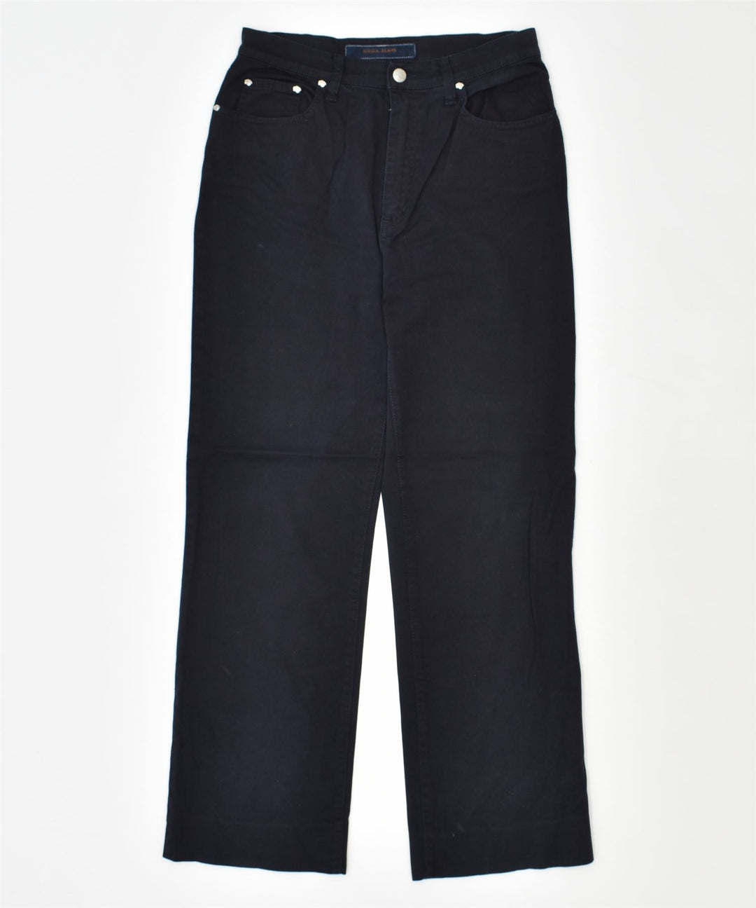 KRIZIA JEANS Womens Straight Jeans W30 L29 Black Cotton | Vintage | Thrift | Second-Hand | Used Clothing | Messina Hembry 